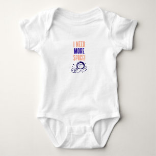 Body Chemise drôle Astronaute Bleu foncé pour Baby Show