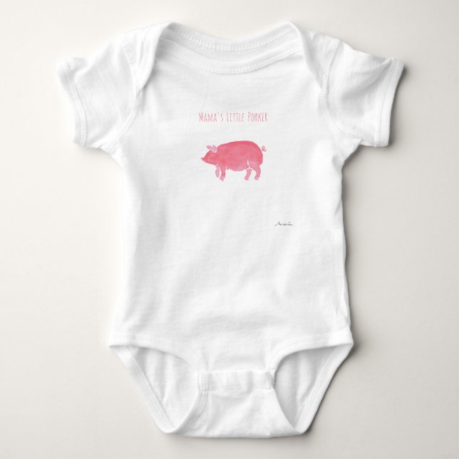 Body Chemise Enfant Cochonnet de Maman (Devant)