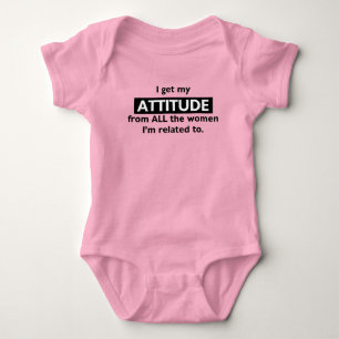 Body Chemise femelle drôle d'attitude
