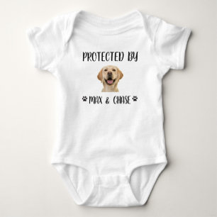 Body Chemise personnalisée Protégé par un chien, Protég