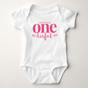 Body Chemise Premier Anniversaire Little Miss Onederful