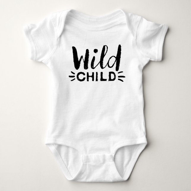 Body Chemise sauvage de nourrisson d'enfant (Devant)