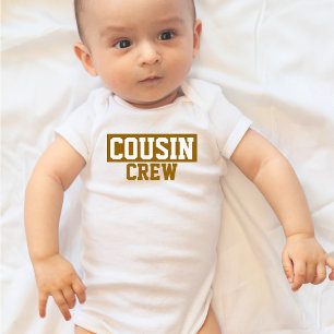Body Chemise T-shirt Cousin Crew marron terre cuite pou