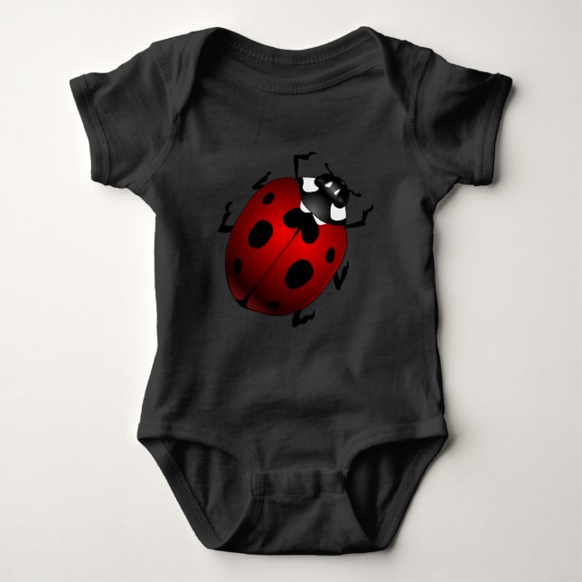 Body Chemises bébé coccinelle Sweat-shirt bébé coccinel (Devant)