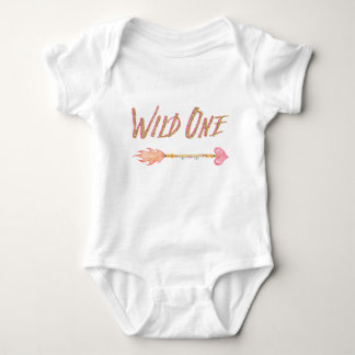 Body Chemises de 1er anniversaire Girls Wild One