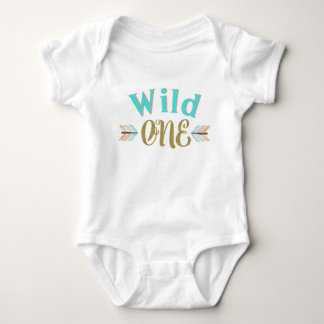 Body Chemises de 1er anniversaire Girls Wild One