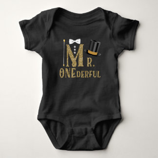 Body Chemises de 1er anniversaire pour garçons Mr ONEde