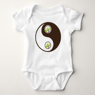 Body Chemises de la planète biologique Yin Yang
