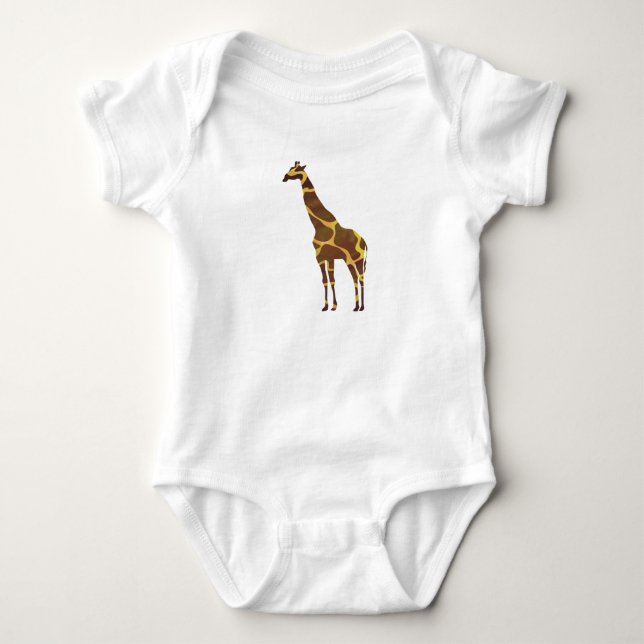 Body Chemises en silhouette Brown et jaune (Devant)