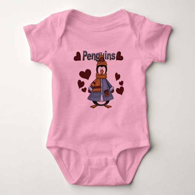 Body Chemises et cadeaux de manchots d'hiver (Devant)