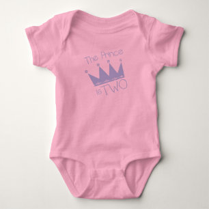 Body Chemises et cadeaux Prince Crown 2e anniversaire