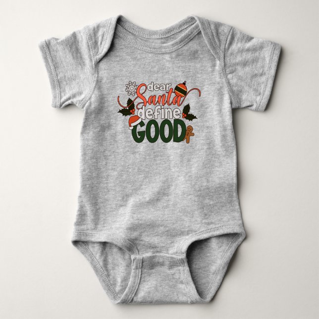 Body Cher Père Noël définir bon Noël | Bodysuit bébé (Devant)
