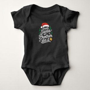 Body Cher Père Noël Mon Frère L'a Fait Drôle De Noël