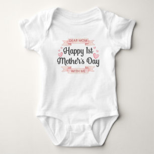 Body Chère maman Joyeuse 1ère fête des mères avec moi