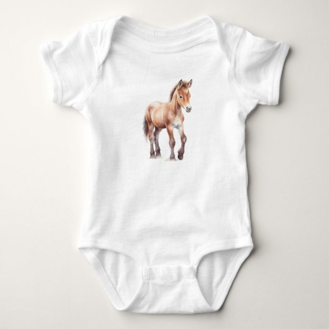 Body Cheval de bébé doux Bébé Foal Nouveau-né Filly Col (Devant)