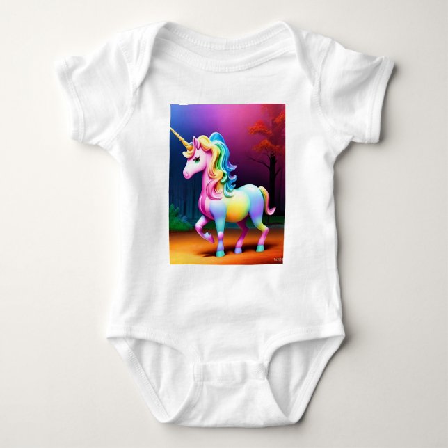Body Cheval de licorne blanche-37474 (Devant)
