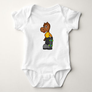 Body Cheval en Patinage avec Skateboard