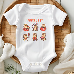 Body Cheval Poney Mignon Personnalisé