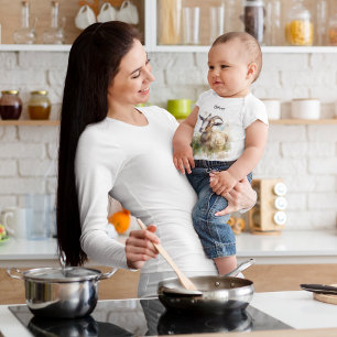 Body chèvre dans un vert pâturage aquarelle personnalis
