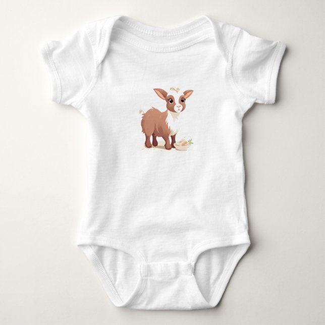 Body Chèvre de bébé, Enfant bébé, Animal de ferme de bé (Devant)