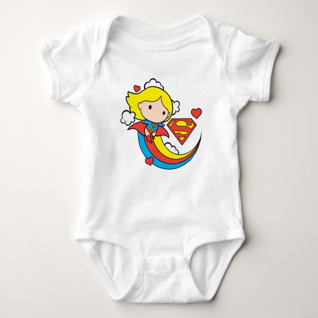 Body Chibi Supergirl volant arc-en-ciel (Devant)