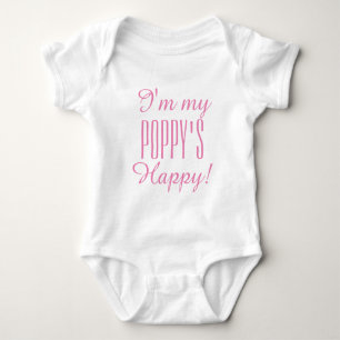 BODY CHIC BÉBÉ_ "POPPY'S HAPPY" BODYSUIT_PINK