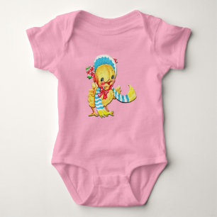 Body Chic Pâques mignonne Unisex Pink Baby Bodysuit