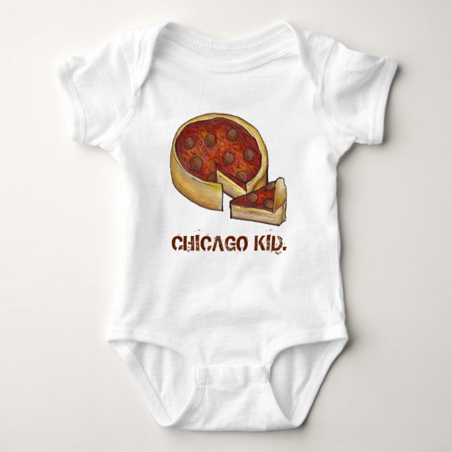 Body CHICAGO ENFANT Illinois Plat Profond Pepperoni Piz (Devant)