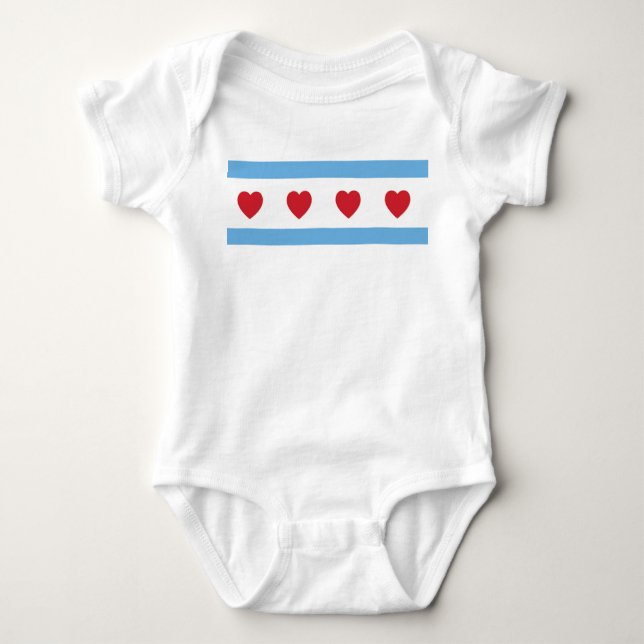 Body Chicago Love | Bodysuit bébé (Devant)