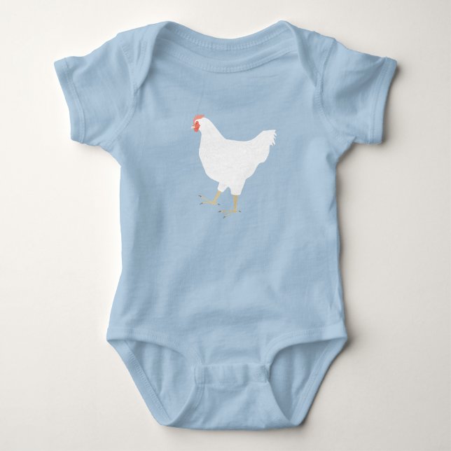 Body Chicken Baby Bodysuit (Devant)