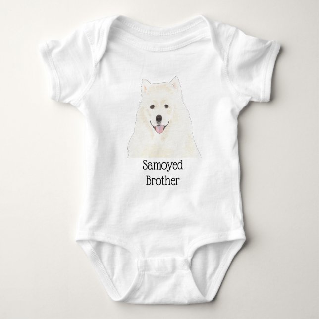 Body Chien américain Eskimo Samoyède personnalisable (Devant)