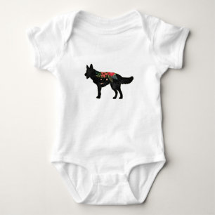Body Chien berger allemand race Bohème Floral