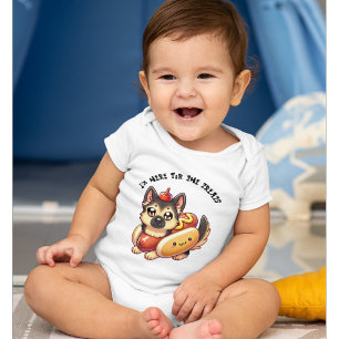 Body Chien berger en costume de chien chaud, drôle d'Ha