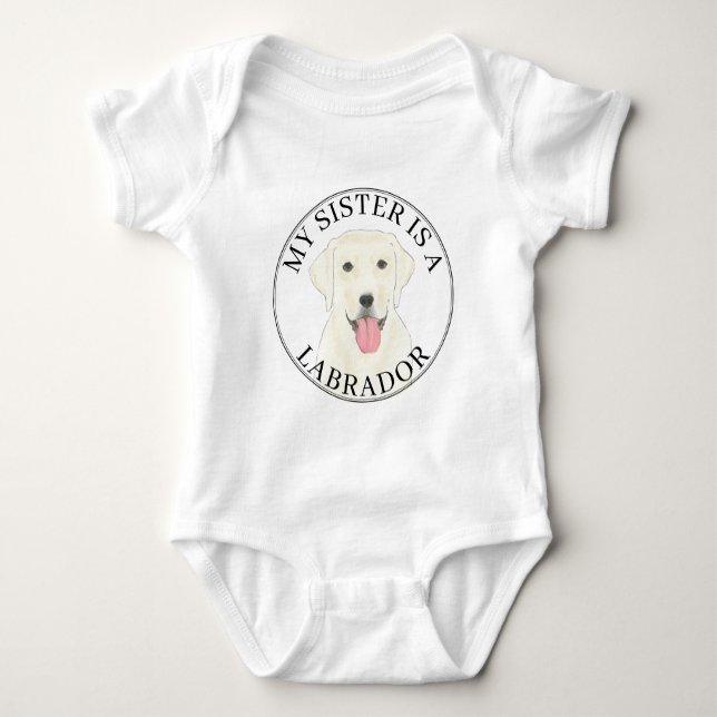 Body Chien blanc du Labrador Big Sister (Devant)