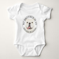 Chien Bouledogue Anglais Blanc Personnalisé