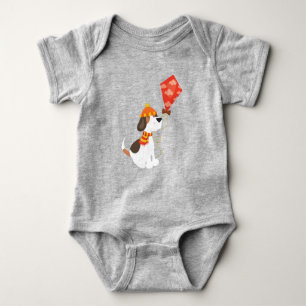 Body Chien d'automne, Chien mignon, Chien avec cerf-vol