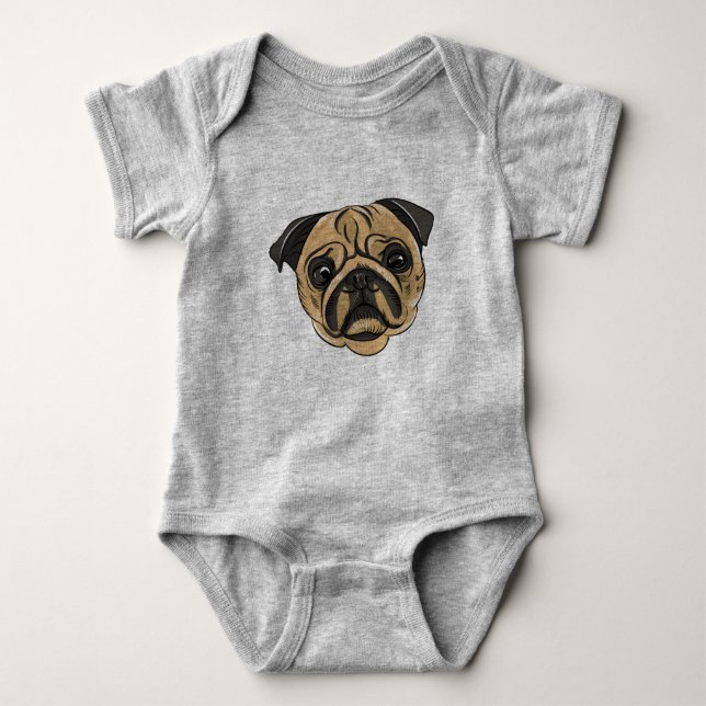 Body chien de carlin (Devant)