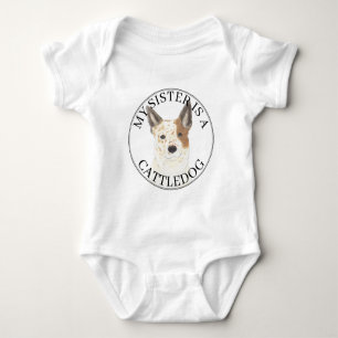 Body Chien de crosse australien blanc et rouge Grande s