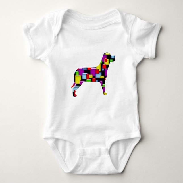 Body chien de mosaïque (Devant)
