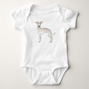 Body Chien Italien Grisonnant Crème Mignon Chien de Des