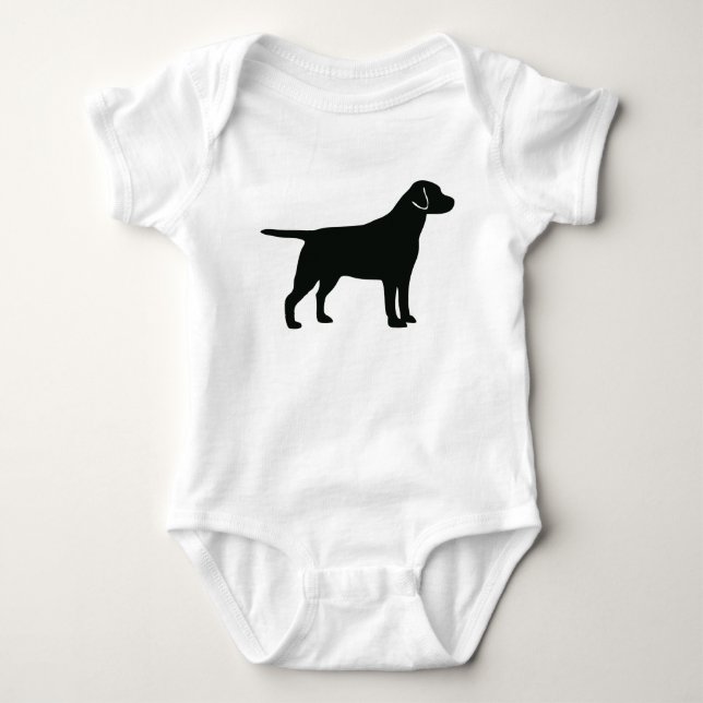 Body Chien Lab noir (Devant)