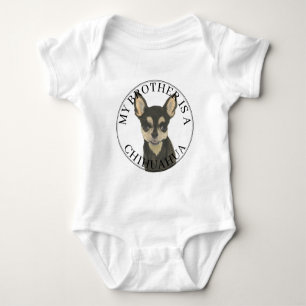 Body Chien noir Tan Chihuahua Big Brother