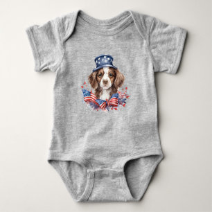 Body Chien patriote 4 juillet Fête de l'indépendance de