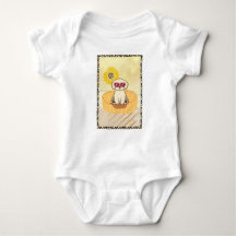 Chien Portant des lunettes de soleil Tiger T-shirt