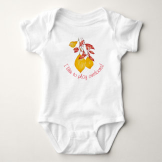 Body Chili & Turmeric sur une combinaison bébé