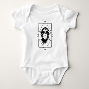 Body Chimpanzé Rétro-Chic Diamant – La Géométrie Rencon