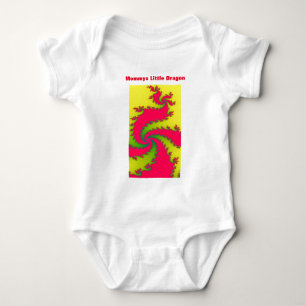 Body Chinois Nouvel An Dragon Fractal Custom Baby Onesi