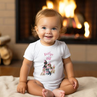 Chiot pur | Filles rose Premier anniversaire cadea