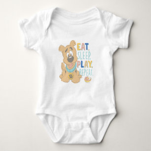 Body Chiot Scooby-Doo "Mange, Dors, Joue, Répète"