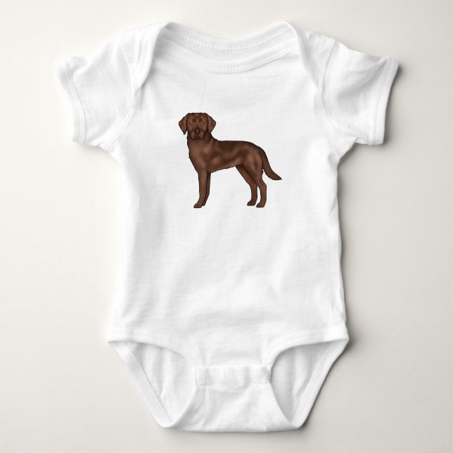 Body Chocolat Labrador Retriever Cartographie Lab Chien (Devant)